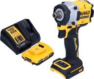 DeWalt DCF 922 D1 clé à chocs sans balai 18 V 406 Nm 1/2" + 1x batterie rechargeable 2.0 Ah + chargeur