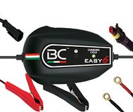 BC Battery Controller BC EASY 6, intelligente acculader en druppellader met 6 laadcycli voor alle 12 V loodzuur autoaccu's en motoraccu's, 1 ampère