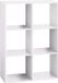 5Five Bibliothèque 6 étagères 67,6x32x100,5cm - Blanc