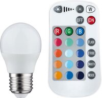 Paulmann LED kogellamp E27 3.5W/RGBW incl. afstandsbediening