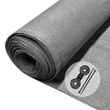 VOUNOT Schuttingscherm 1,5×10m grijs