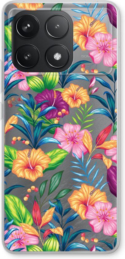 Case Company® - Soft Cover hoesje voor Xiaomi Redmi K70 Pro - Tropisch 2