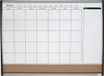 Nobo combibord, kurk en magnetische whiteboard maandplanner, ft 58,5 x 43 cm 6 stuks