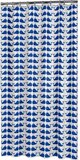 Sealskin Whale Douchegordijn 180x200 cm - Blauw/Wit