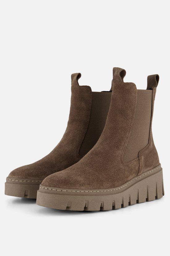 Tamaris Core Dames Laarzen - beige - Chelsea boots - Maat 40