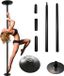 baumarktplus TRUTZHOLM Pole Dance Danspaal Zwart - Professioneel 231-274 cm - Ø 45mm - Static & Spinning - Tabledance Paal Zonder Boren