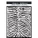 Stamperia KSTD101 Dikke Stencil cm 20X25-Savana Zebra Patroon, Veelkleurig, 20 x 25 cm, 2