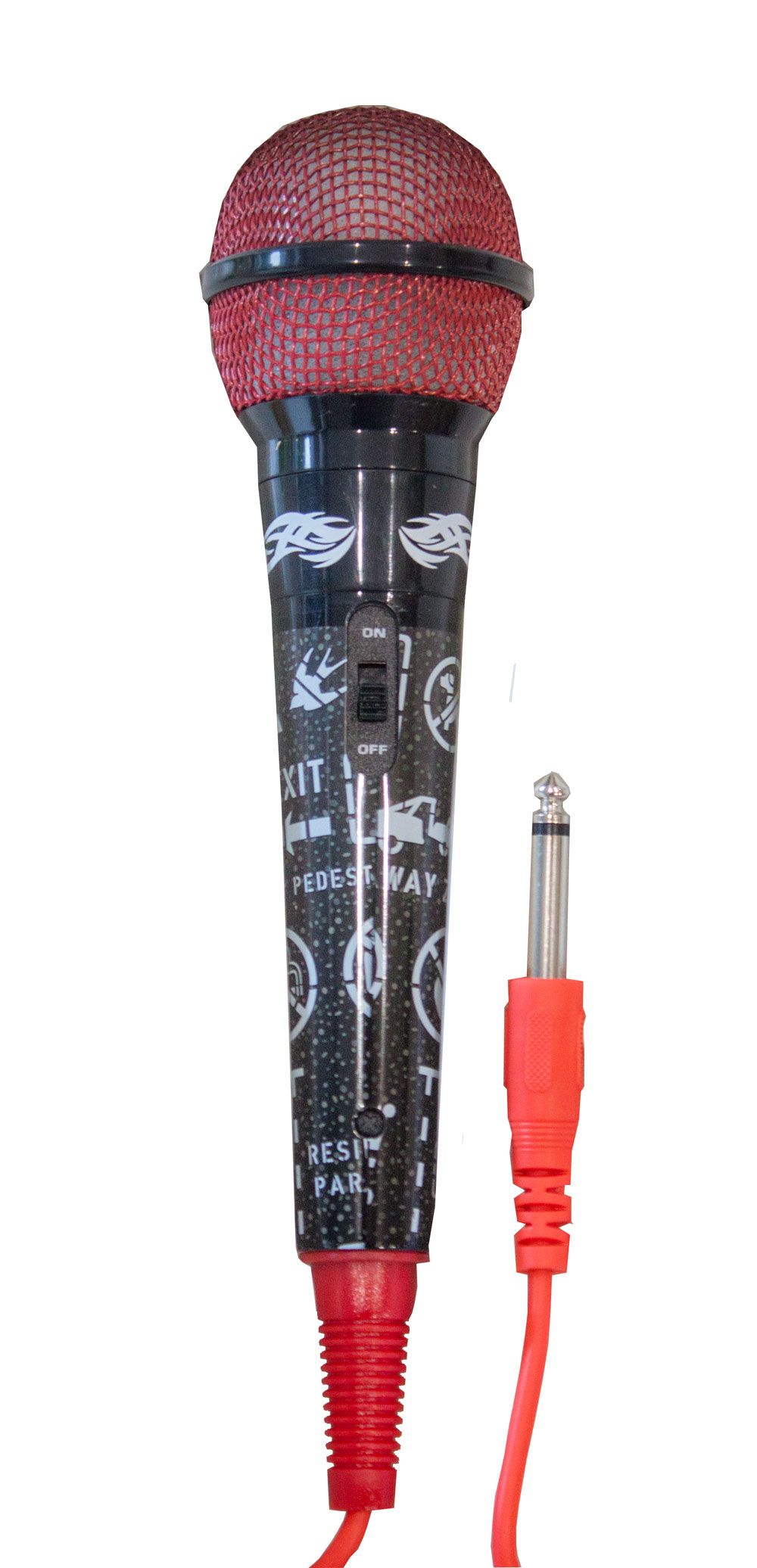 iDance Audio CLM3 - Microfoon - Zwart/Wit/Rood