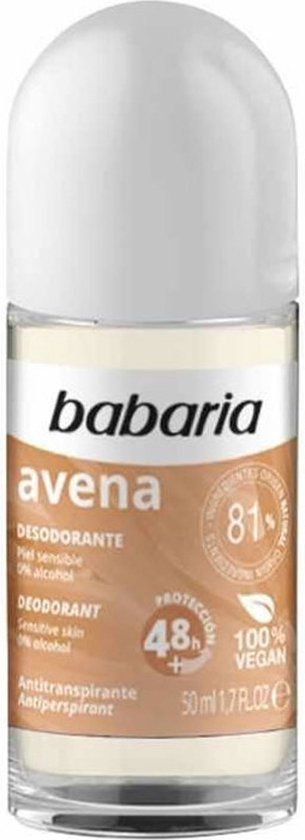 Babaria Deodorant Roll-on Avena 75ml - Unisex