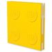 Carnet refermable avec stylo gel - jaune