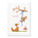 VERVACO Kruissteek Borduurpakket Geboorte Baby BOSVRIENDEN Handwerkpakket voor Wanddecoratie 24 x 36 cm