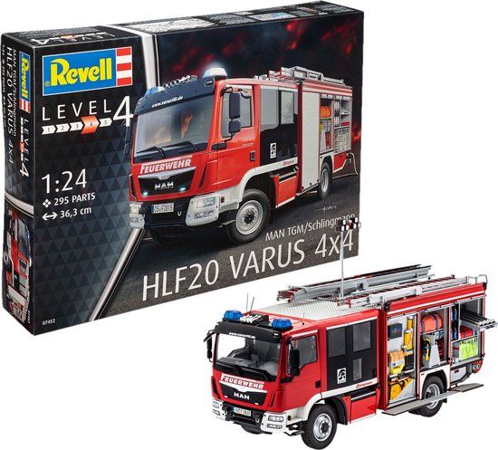 Revell 1:24 Schlingmann HLF 20 VARUS 4x4 Fire Truck Model Kit