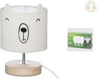 Atmosphera BEAU Nachtlamp - Beer - 3 LED lampen - E14 - Wit