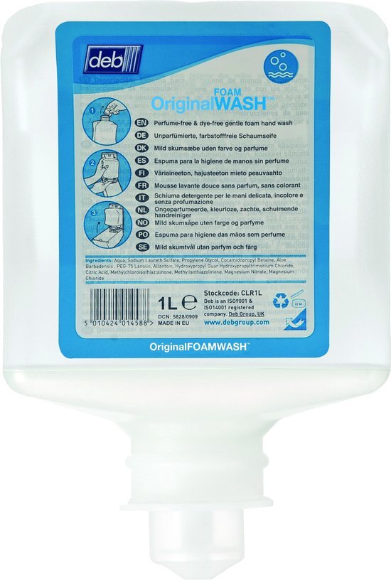 Deb Original FOAM Wash 6x1liter (ORG1L)