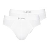 sloggi men EVER Ease Brief 2P Heren Onderbroek - Wit - Maat S