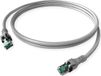 EasyLan Sacon DualBoot PushPull netwerkkabel Grijs 5 m Cat6a S/FTP