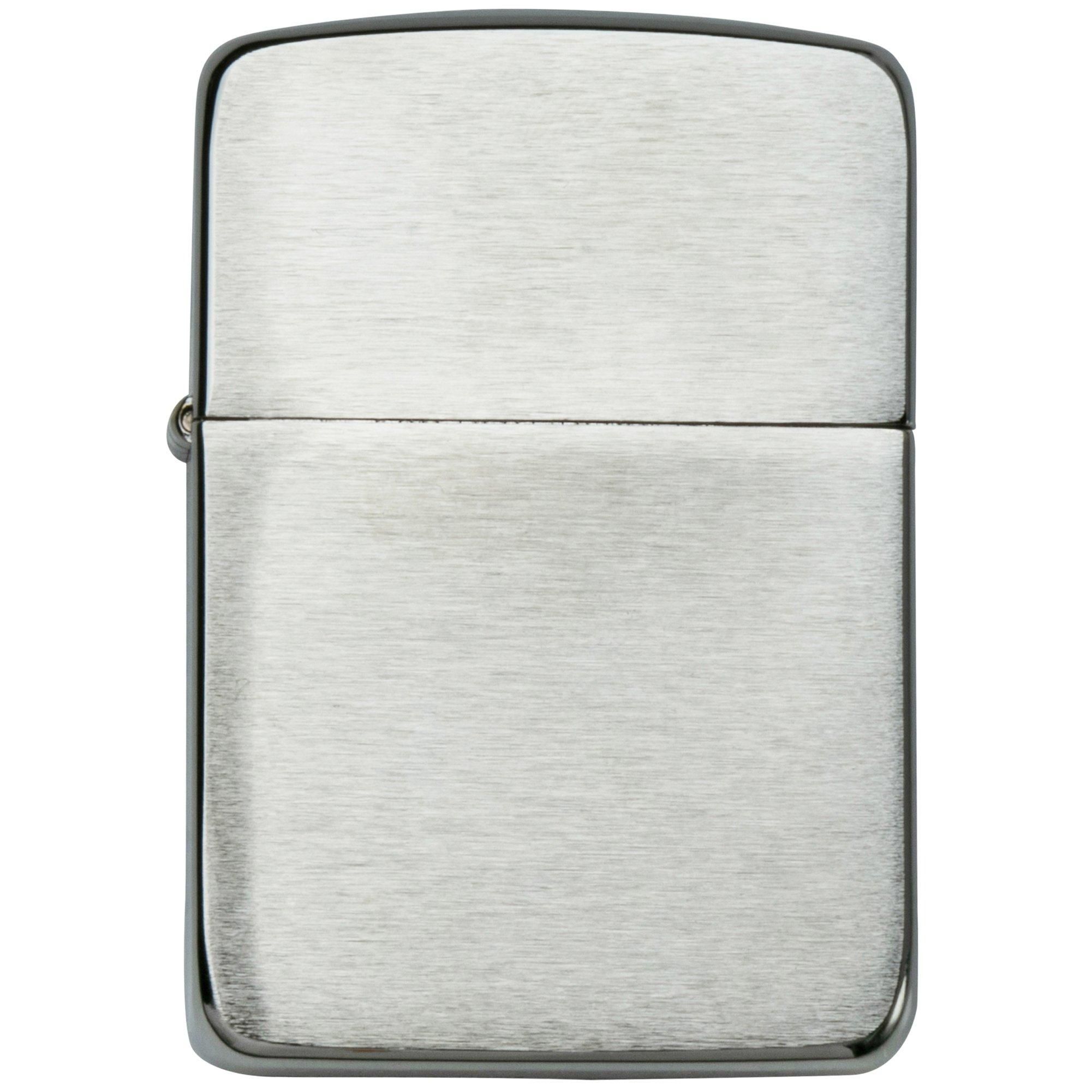 Zippo 1941 Replica Chrome Brush - Zilver - Aansteker
