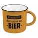 Koffiemok vintage | keramische mok om cadeau te geven | 400 ml | Ich wünschte das wäre ein Bier