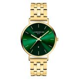 Liebeskind Berlin LT-0442-MQ IP Polshorloge, goud-groen, armband
