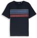 Tom Tailor - T-shirt met print op de borst - Maat XXXL - sky captain blue