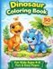 Dinosaur Coloring Book for Kids Ages 4–8: Fun & Easy Coloring Pages | Cute Dinosaurs for Boys and Girls