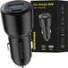 Spacecase chargeur de voiture, 60W, double port, noir