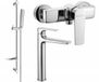 Mexen Lynx DF72 douche set, chroom