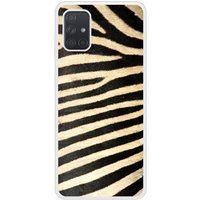 Samsung Galaxy A71 Zebre Verstevigd hoesje met sublimatie bedrukking