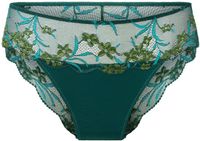 LingaDore Lace slip - Vrouwen - Pine green - Gebloemd