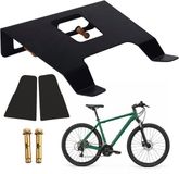 Relaxdays Fiets opbergsysteem - met haken - 30 kg - zwart