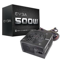 EVGA 500 W 100 - 240 VAC 8A 50 - 60 Hz 85 x 140 mm black