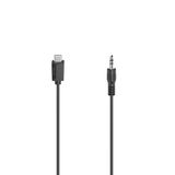 Hama 00200729 audio kabel 0,75 m 3.5mm USB Type-C Zwart