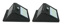 TEMPO DI SALDI 2 x koplamp 20 LED met zonnepaneel en bewegingssensor schemerspot