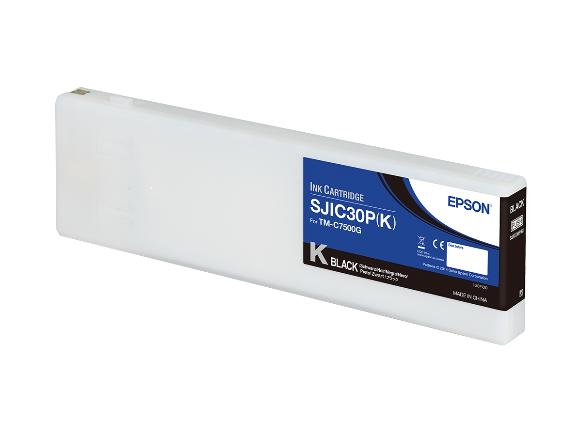Epson SJIC30P(K): Ink cartridge for ColorWorks C7500G (Black) single pack / zwart