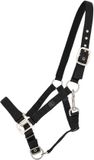 QHP Gevoerd Halster Zwart - Pony