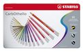 STABILO CarbOthello Kalkpastel Kleurpotloden - 60 Kleuren in Metalen Etui