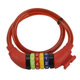 FISCHER Kabelslot voor kinderen, rood, Lengte: 60 cm