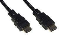 LINK LKCHDMI30 HDMI-kabel 1.4 met Ethernet 4 Kx2 K, vergulde contacten, koper, 3 m, zwart