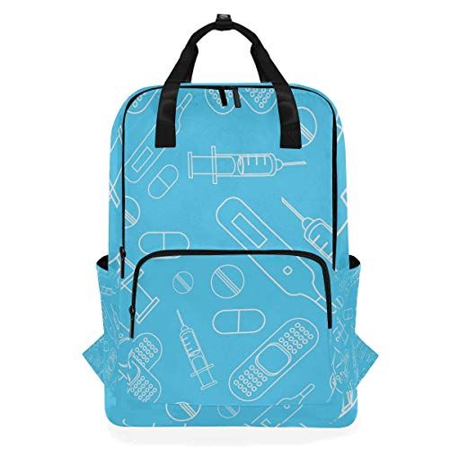 MONTOJ Reizen Rugzak Koorts Injectie Azure School Rugzak - 5712279553433