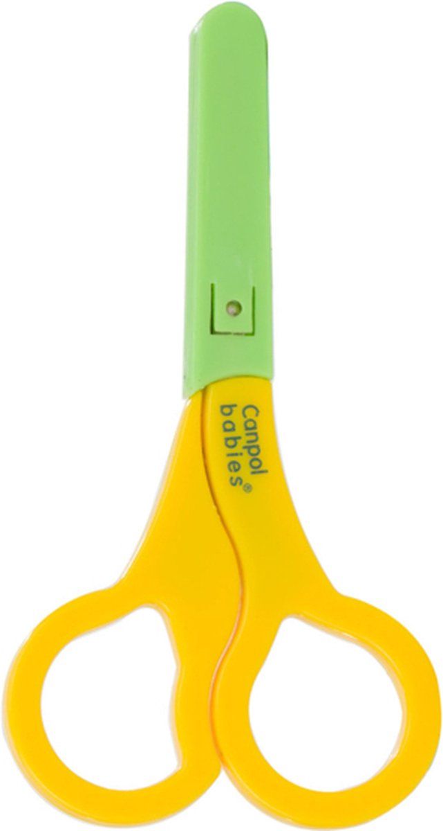 Canpol babies Veiligheidsschaar met deksel - geel/groen