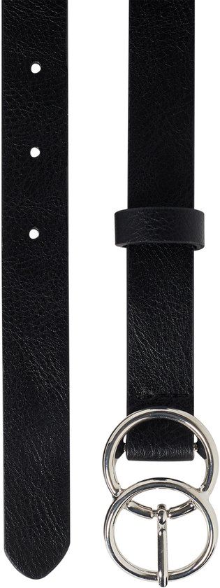 WE Fashion Dames Broekriem Polyurethaan Zwart 85 cm