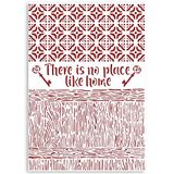 Stamperia - G-sjabloon - Casa Granada There is No Place Like Home