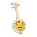Janod - Banjo en bois - Instrument de musique pour enfants - 3 cordes de rechange incluses - Jouet d'imitation et musical - Banjo guitare pour enfants - Dès 3 ans - J07661