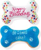 Beeztees Fringe Birthday bones cookies 289332 Pluche Jouets Chien Multi Taille unique