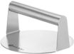 HENDI Hamburgerpers - rvs 18/8 - voor het persen van hamburgers, vaatwasmachinebestendig - diameter 16 cm x hoogte 7,8 cm - zilver