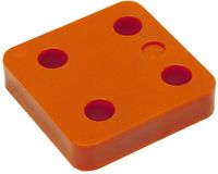 GB Gebr. Bodegraven Drukplaat 34715 15mm Oranje Z Sl 48 Stuks