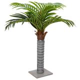 VidaXL Kunstpalmboom 6 bladeren 100 cm groen