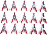 Merkloos / Sans marque Interbosch B.V. Mini Zeilklem/Zeilclip - 15x - 5 cm - Kunststof - Rood