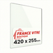 Efel - Harmony-ii - 420 X 255 X 4 mm - Vitre de cheminée pour insert de poêle à bois