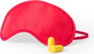 Merkloos / Sans marque Makito Western Europe Slaapmasker met oordoppen - Rood - Verduisterend travel masker - kinderen en volwassenen
